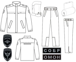 Wind and Water-Resistant Suit for Special Forces - Demiseason Model