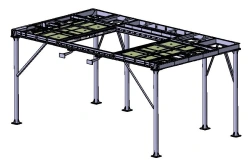 Manual Shut-off Damper Assembly for Gas-Fuel Mixture Control