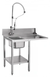 Pre-Wash Table SPMF-7-1 for Commercial Dishwashers