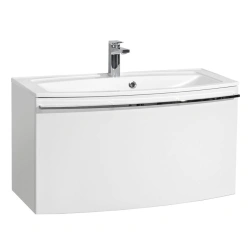 Aquaton Sevilla 95 White Pearl Wall-Mounted Vanity