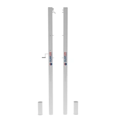 Professional Aluminum Volleyball Posts with Hidden Tension Mechanism, Model OS-15351