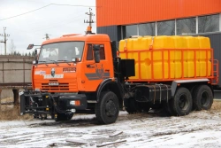 All-Season Road Cleaning Machine MKDU-2 on KAMAZ-65115-RS Chassis