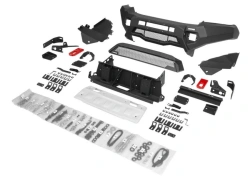 Black Bumpers for TOYOTA HILUX (2021-) without Lights + Mounting Kit