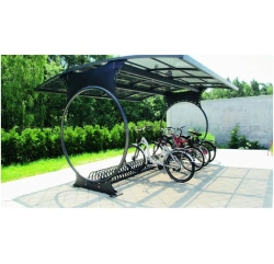 Bicycle Parking with Canopy Circles-2