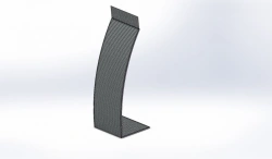 Custom Metal Display Stand for Information Purposes