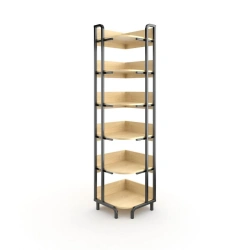 Corner Library Shelf - Durable and Stylish Design