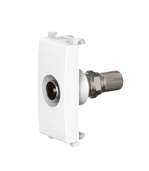 Antibacterial Single TV Antenna Socket M/F, 1M - A74261.0