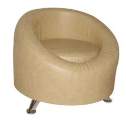 Children's Chair with Wooden Frame and Eco-Leather Upholstery, Model 505 "Lukoshko