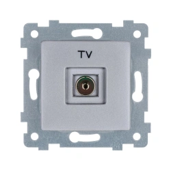 Low-Voltage TV Socket Mechanism "MARIYA" RTV1-457 Aluminum