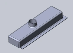 Left Air Duct S0.0001.14.109 for Tram Cars