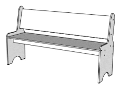 Kitchen Sofa Bench - Customizable Design