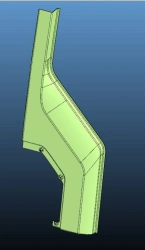 Right Section Cladding for Vehicles 6299-401П-6001022