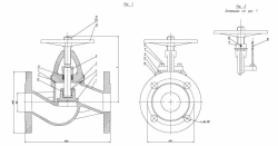 Flanged Shut-off Valve with Indicator DN 50 PN 10 Series 458 (KMIА.491115.002-03)