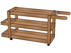 Mini Sports Equipment Rack for Preschool Facilities / SJ139