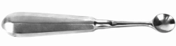Bone Curette "Bruns" Round Hollow Handle No. 6