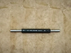 Smooth Double-Sided Plug Gauges with Inserts from 1 to 6 mm