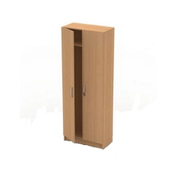 Wardrobe with PVC Edge Protection and Shelves