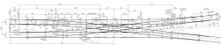 Cross turnout type R65 model 2/9 on concrete blocks project N02.001.0000.00