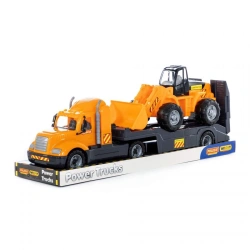 Mike Toy Car Trailer with Tractor Loader - Model 58591