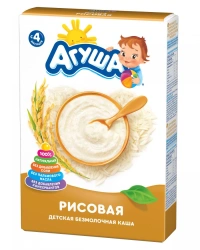 Instant Rice Porridge with Prebiotic Substances "Agusha", 200g