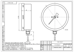 Bimetallic Thermometer BTp-11 IP54 100 R