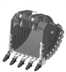 Super Reinforced Rock Bucket 15m3 RD-291-DA-X