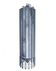 Metal Silo with Conical Bottom for Food Industry SK946-1-9.55/12 (Clearance 1230mm)