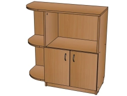 KS-1 Left Shelf for Early Childhood Education - Model SЖ55