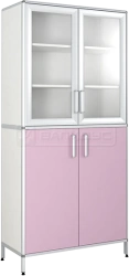 Four-Door Cabinet SHM-6 with Aluminum Frame