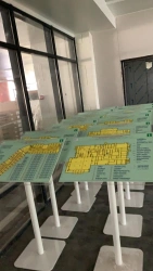 Informational Stand "Sphere" for Displaying Advertising Materials