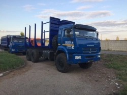 Versatile Log Transport Truck Model 4589C7 on KAMAZ Chassis
