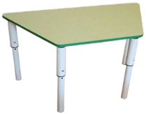 Adjustable Children's Table - Trapezoid Model StT3