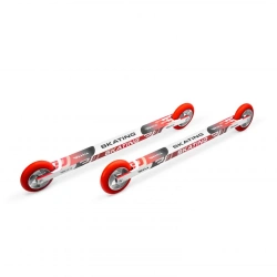 ELVA SK100PU ALU Skate Roller Skis for Smooth Terrain