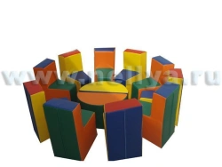 Soft Play Furniture Set "Rainbow" Nellya - 12 Modules