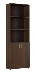 Wooden Office Furniture Glass Cabinet AS
