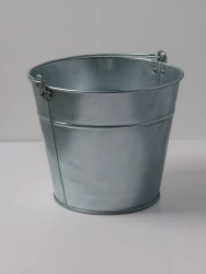 Galvanized Bucket 15L with Riveted Handles