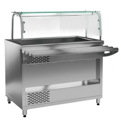 Open Refrigerated Display Case PVCHE11V for Cold Snacks and Beverages