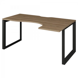 Corner Table NTMPO-060.PR - Metal Frame Design