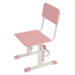 Adjustable Polini Kids City Chair / Smart L, White-Pink, Art. 0001557.69