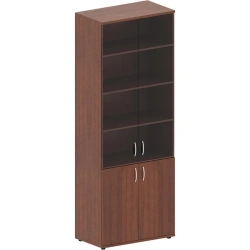 Document Cabinet with Glass Doors