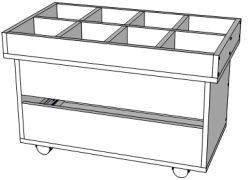 Didactic Table (Cabinet) - Customizable Design