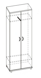 Metal Clothing Wardrobe for Storage