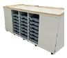 Demonstration Table with Equipment Storage System MGS3.064