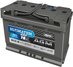 ULTIMATUM Euro AGM 6ST-70VRLA 12V Starter Battery