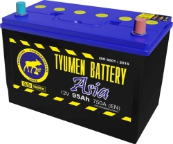 Lead-acid Starter Battery TYUMEN BATTERY 6СТ-95LR ASIA