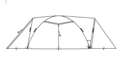 Orion 4-01 Dome Tent for Hiking and Camping