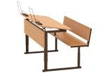 Adjustable Double Desk for 1-4 Year Olds