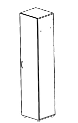 Modular Storage Unit for Clothing - Module SMD.17
