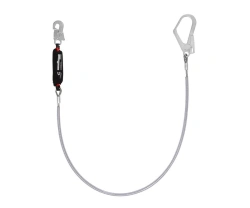 Steel Single Lanyard with Shock Absorber for Safety - aC12