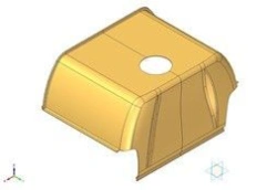 Middle Left Front Arch Trim for Electric Bus 6274, Part No 529220-5107021-10